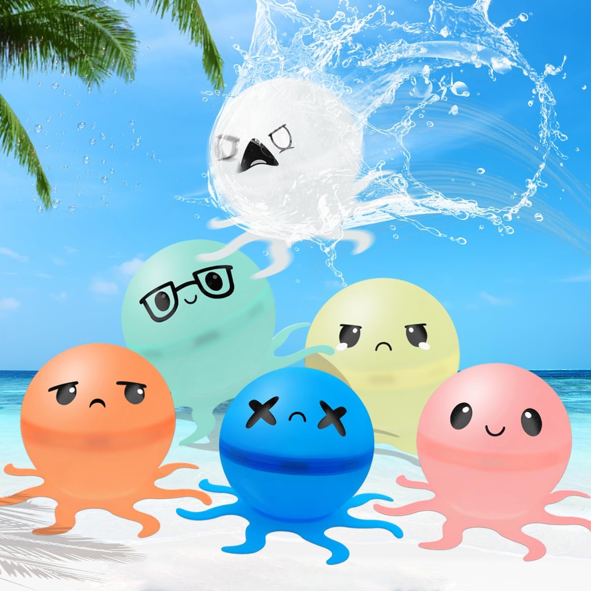 Reusable Water Bomb Balloons, Summer Toy for Boys and Girls